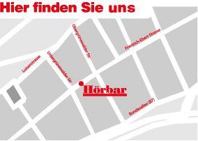 Anfahrt zu hörbar Hörgeräte – kostenloser Hörtest vor Ort